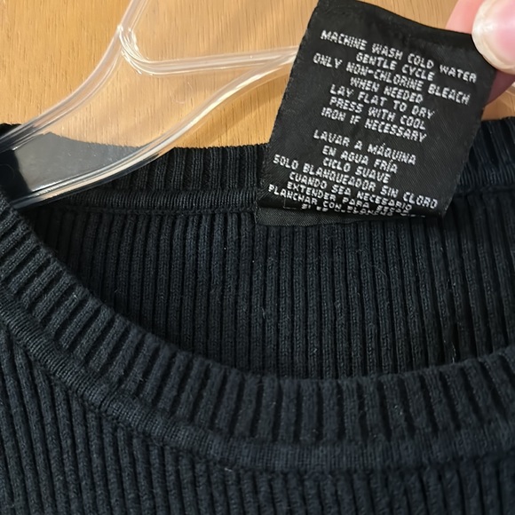 Polo Jeans Co Ralph Lauren Men’s Ribbed American Flag Thermal Top Black Size XL - Picture 5 of 10